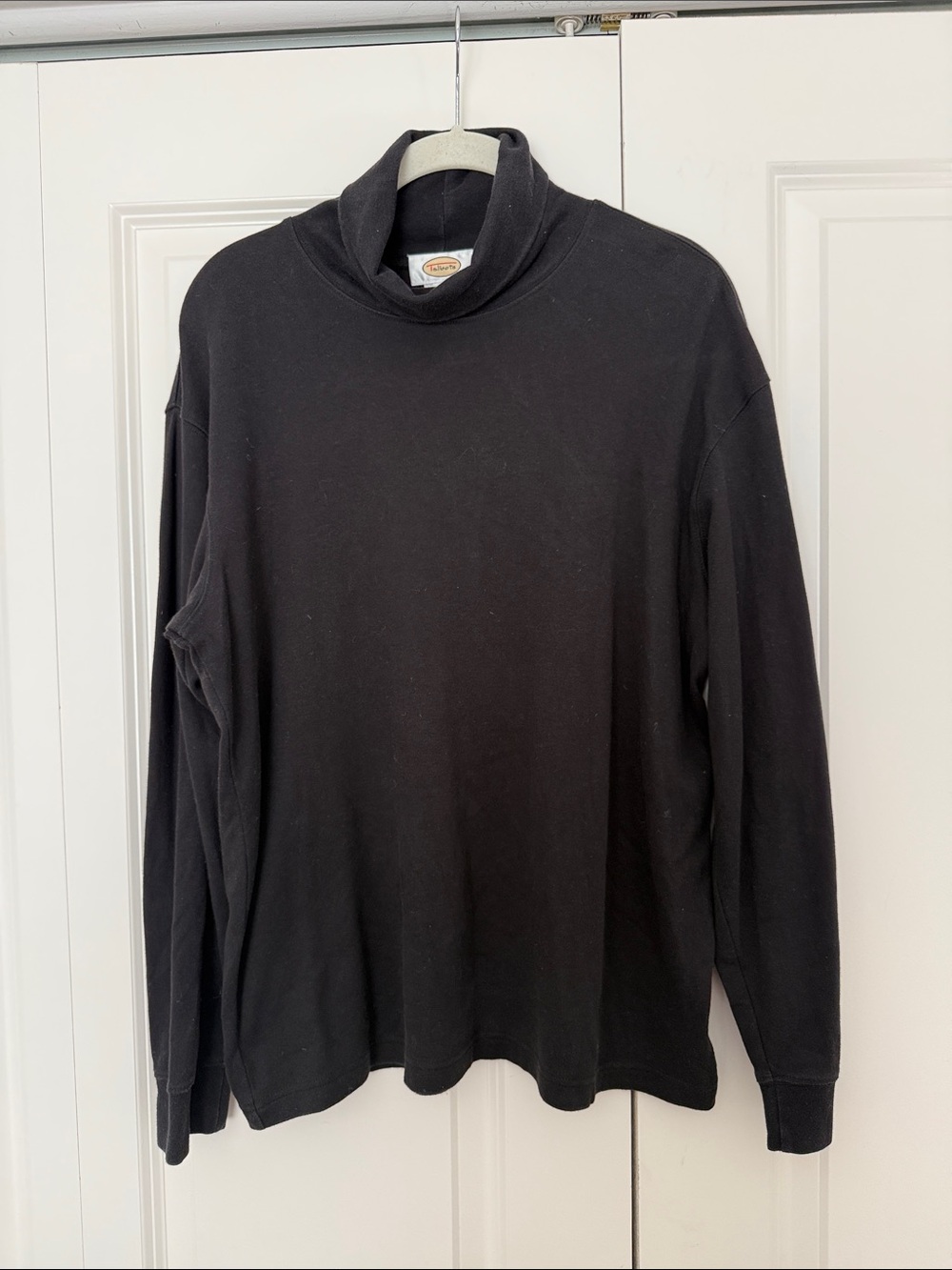 Talbots Black Women's Turtle Neck Sweater in Large